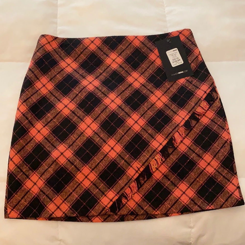Plaid Mini Skirt